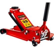 Универсальный подкатной домкрат для СТО F-37 RED FORCE, 3.5 т, 98 - 535 мм STAYER 43158-3.5