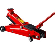 Подкатной домкрат с увеличенным подъемом и поворотной ручкой RED FORCE, 3 т, 135 - 410 мм STAYER 43151-3