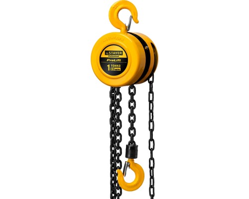 Ручная цепная шестеренная таль ProLift, 1 т, 2.5 м STAYER 4308-1_z01