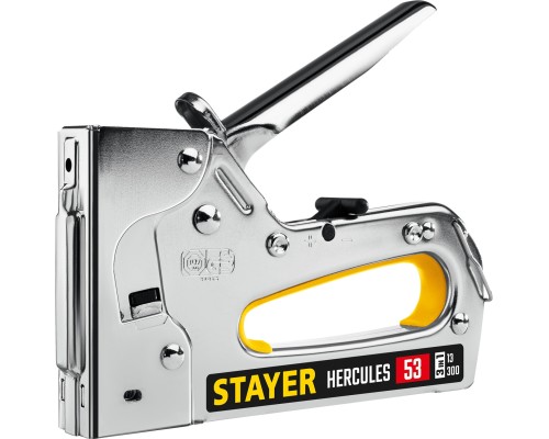 Стальной рессорный степлер HERCULES-53, тип 53 (A/10/JT21) 23GA (6 - 14 мм)/13/300 STAYER 31519
