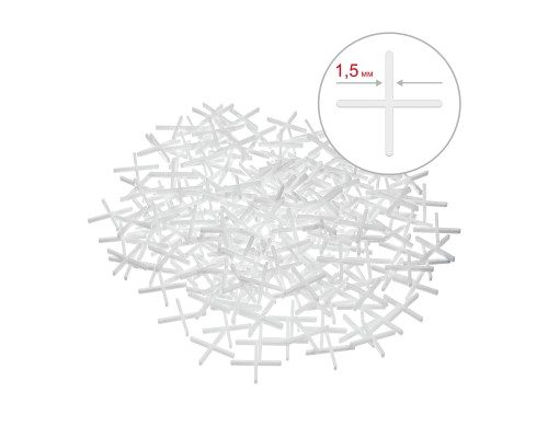 Крестики для плитки 1,5 мм, 200 шт STAYER 3380-1,5