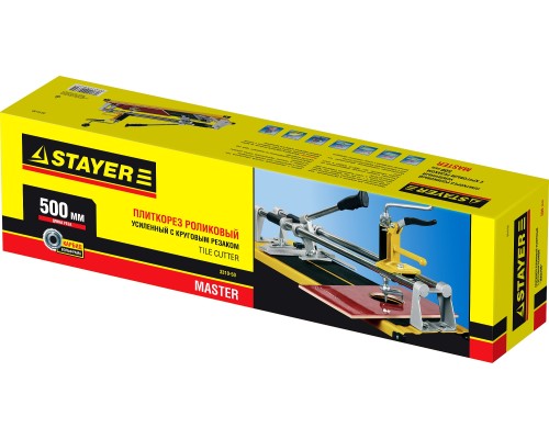 Ручной плиткорез с круговым резаком 500 мм STAYER 3310-50