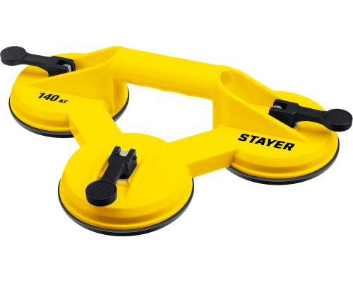 Тройной пластмассовый стеклодомкрат MAXLift, 140 кг STAYER 33718-3