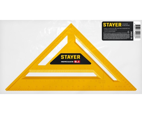 Универсальный кровельный пластиковый угольник 305 мм, 5-в-1 STAYER 34522-30