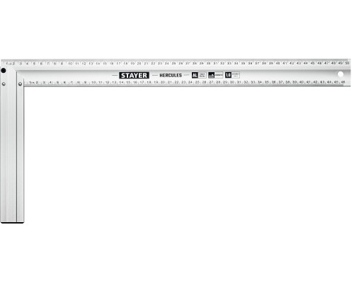 Жесткий столярный угольник 500 мм STAYER 3432-50