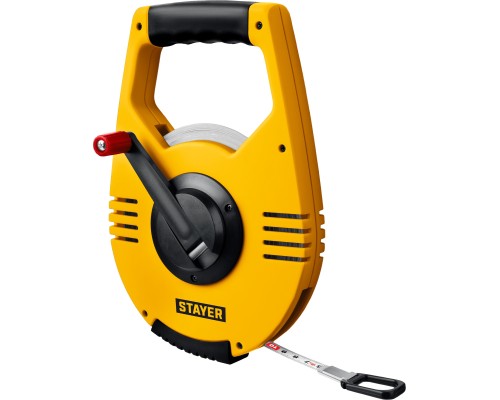 Геодезическая стальная мерная лента RACER 100 м STAYER 34186-100