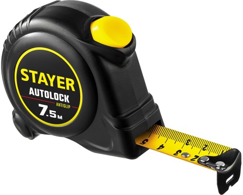Рулетка с автостопом AutoLock, 7.5 мx25 мм STAYER 2-34126-07-25_z02