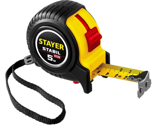 Рулетка Stabil, 5 мx25 мм STAYER 34131-05-25_z02
