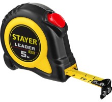 Рулетка с автостопом Leader, 5 мx19 мм STAYER 3402-05-19_z02