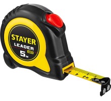Рулетка с автостопом Leader, 5 мx25 мм STAYER 3402-5_z02