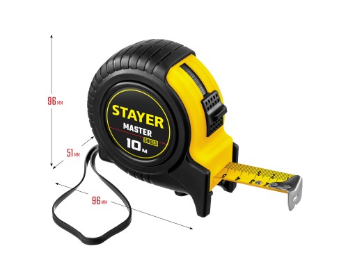 Рулетка 10 мx25 мм STAYER 34025-10_z01