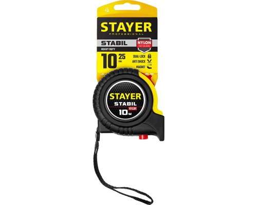 Рулетка Stabil, 10 мx25 мм STAYER 34131-10_z02