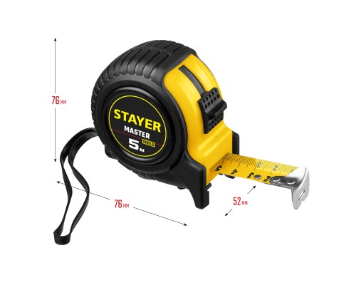 Рулетка 5 мx25 мм STAYER 34025-05-25