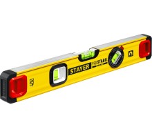 Магнитный уровень с поворотным глазком PRO STABIL, 400 мм, усиленный профиль STAYER 3480-040