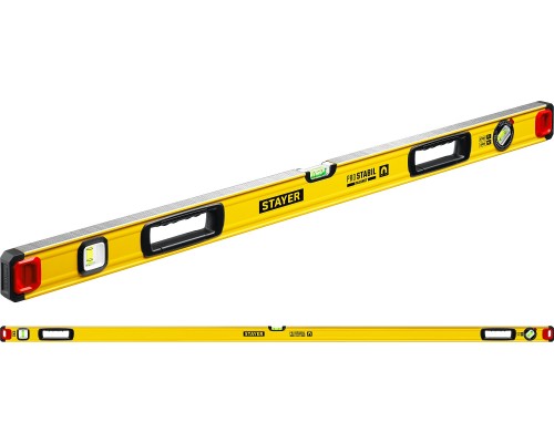 Магнитный уровень с поворотным глазком PRO STABIL, 2000 мм, усиленный профиль STAYER 3480-200