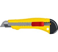 Нож упрочненный с метал. направляющей и сдвижным фиксатором FORCE-M, 18 мм STAYER 0913_z01