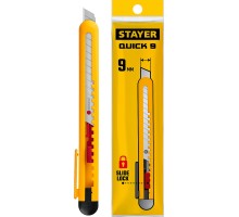 Нож из АБС пластика QUICK-9.9 мм STAYER 0901_z01