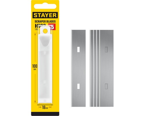 Сменное лезвие для скребка 08515 100 мм, 5 шт STAYER 08515-S5_z02
