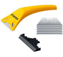Компактный скребок 60 мм, 5 доп. лезвий STAYER 0851-H6_z02