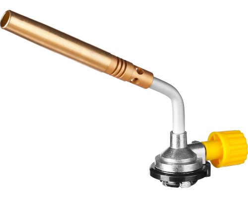 Газовая горелка на баллон с цанговым соединением ProTerm Turbo, PT 350, 1300°C, турбо нагрев + 30% STAYER 55586