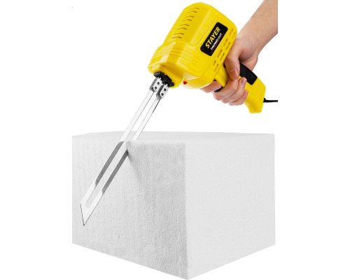 Прибор для терморезки Thermo cut, 150 Вт, в наборе: 2 ножа, быстрый рез пенопласта + пластика STAYER 45255-H2