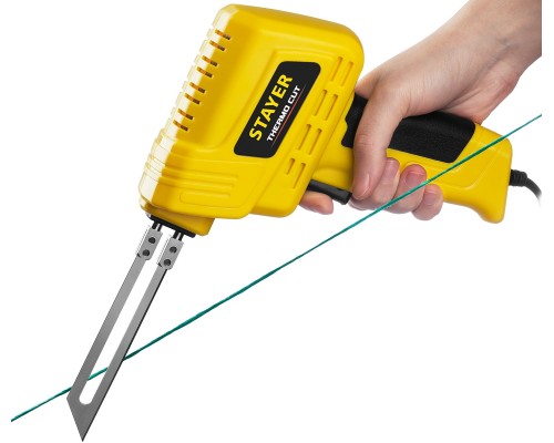 Прибор для терморезки Thermo cut, 150 Вт, в наборе: 2 ножа, быстрый рез пенопласта + пластика STAYER 45255-H2