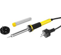 Электропаяльник PROTerm, 60 Вт, конус, в наборе: припой + подставка, 2 К рукоятка STAYER 55300-60