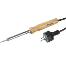 Электропаяльник с деревянной рукояткой MAXTerm, 25 Вт, конус STAYER 55310-25