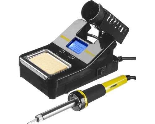Цифровая паяльная станция SP-50, 48 Вт, 160-520°C STAYER 55370