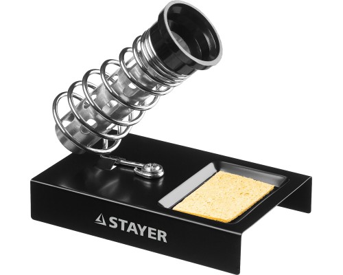 Стальная штампованная подставка для паяльников MAXTerm STAYER 55318