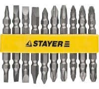 Набор двусторонних бит 10 шт STAYER 2605-H10_z01