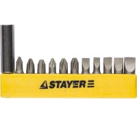 Набор бит с адаптером 12 шт STAYER 2609-H12_z01