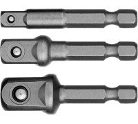 Адаптеры для торцовых головок Maxfix, 50 мм, 3 шт STAYER 26656-H3