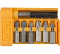Набор бит с магнитным адаптером 7 шт STAYER 26082-H7