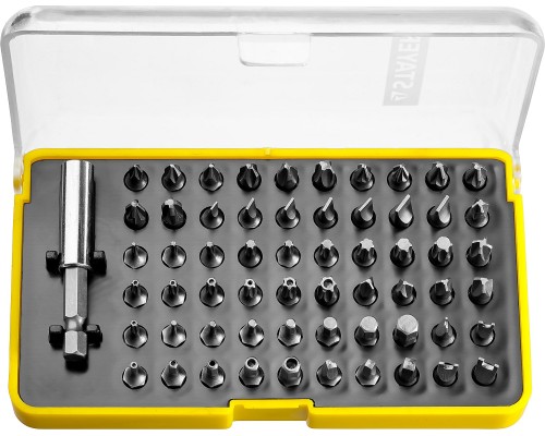 Набор бит с магнитным адаптером 61 шт STAYER 26084-H61