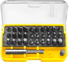 Набор бит с магнитным адаптером, 32 шт STAYER 26135-H32