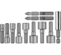 Набор бит и торцевых головок 13 шт STAYER 2611-H13