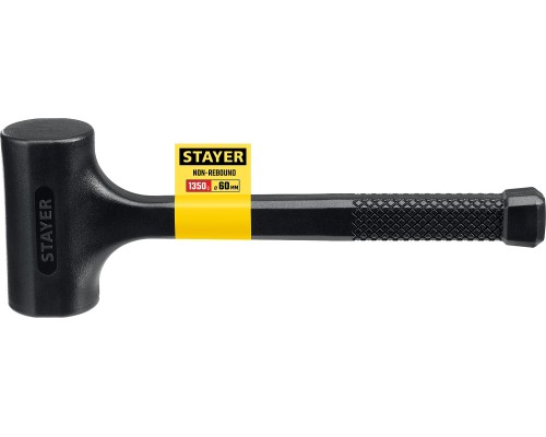 Цельнолитой безынерционный слесарный молоток 40 мм, 1350 г STAYER 2042-1350