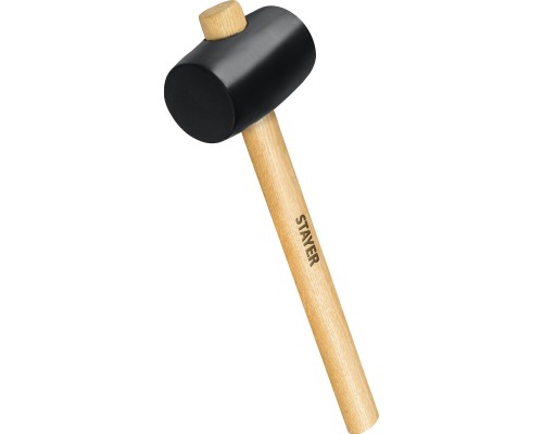 Черная резиновая киянка 225 г STAYER 20505-40