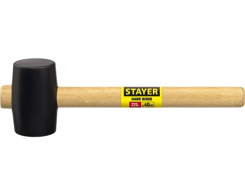 Черная резиновая киянка 225 г STAYER 20505-40