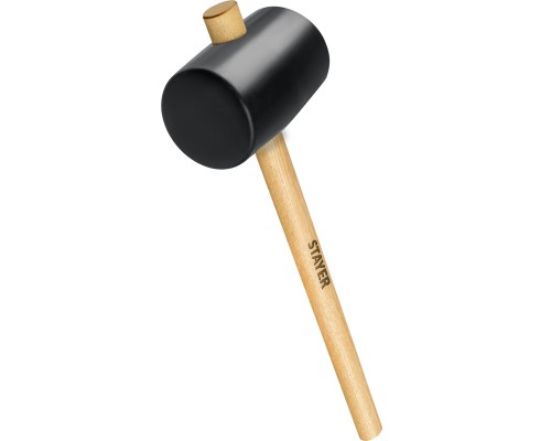 Черная резиновая киянка 900 г STAYER 20505-90