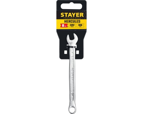 Комбинированный гаечный ключ Hercules 8 мм STAYER 27081-08_z01
