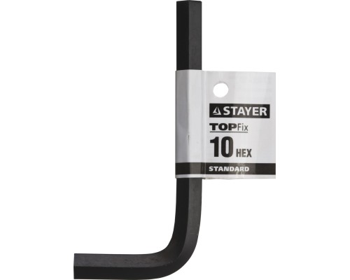 Имбусовый ключ STANDARD, 10 мм STAYER 27405-10
