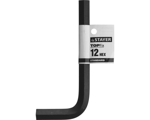 Имбусовый ключ STANDARD, 12 мм STAYER 27405-12