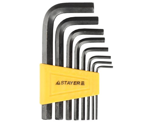 Набор имбусовых ключей STANDARD, 8 шт STAYER 27405-H8
