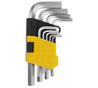 Набор коротких имбусовых ключей 9 шт STAYER 2740-H9