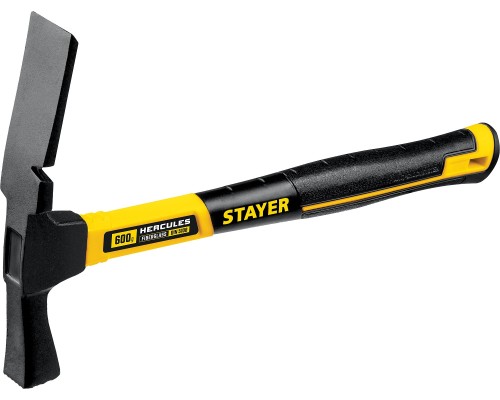Молоток каменщика с фиберглассовой рукояткой Hercules 600 г STAYER 20161_z01