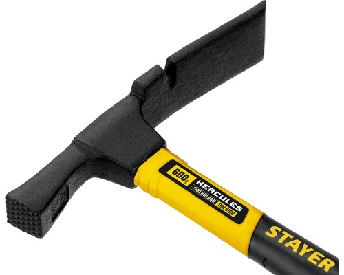 Молоток каменщика с фиберглассовой рукояткой Hercules 600 г STAYER 20161_z01