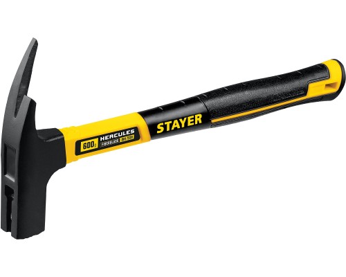 Молоток кровельщика с фиберглассовой рукояткой Hercules 600 г STAYER 20201_z01