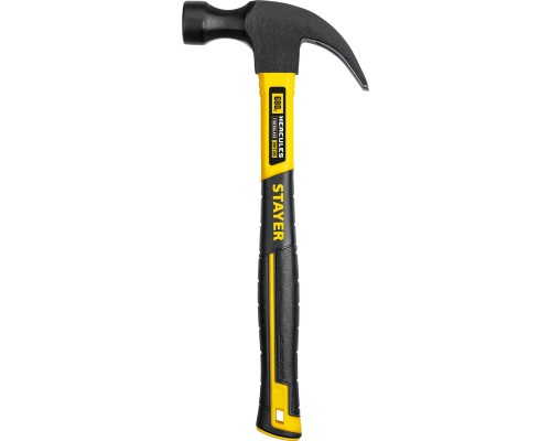 Столярный молоток-гвоздодер Fiberglass, 680 г, с фиберглассовой рукояткой STAYER 2026_z02